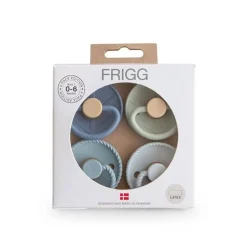 FRIGG Round Latex Pacifiers 4pk Clearance