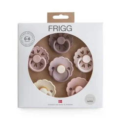 FRIGG Round Latex Pacifiers 6pk Fashion