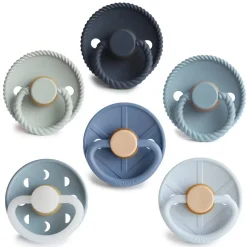 FRIGG Round Latex Pacifiers 6pk Fashion