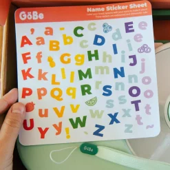 GoBe Sticker Sheet Alphabet Best