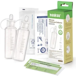Haakaa Pre-Sterilised Silicone Colostrum Collector 2pk 20ml New