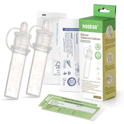 Haakaa Pre-Sterilised Silicone Colostrum Collector 2pk 4ml Outlet