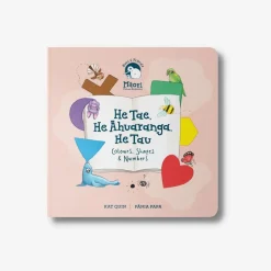 Illustrated Publishing He Tae, He Ahuaranga, He Tau - Colours, Shapes & Numbers - Board Book Clearance