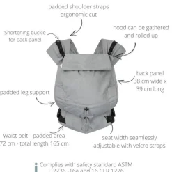 Hoppediz Linen Primeo Baby Carrier Grenada Natural Discount