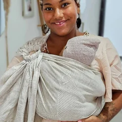 Hoppediz Linen Ring Sling Grenada Natural Sale