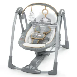Ingenuity Boutique Collection Swing n Go Portable Swing Bella Teddy Clearance