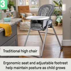 Ingenuity Proper Positioner 7-in-1 High Chair Parker New