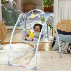 Ingenuity ity by Sun Valley Milestone Baby Swing Grey Outlet