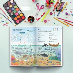 Sleepy Kiwi Kuwi & Friends Maori Activity Book - He Puka Ngohe Best