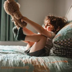 Lamington Kids Ankle Merino Socks Hot