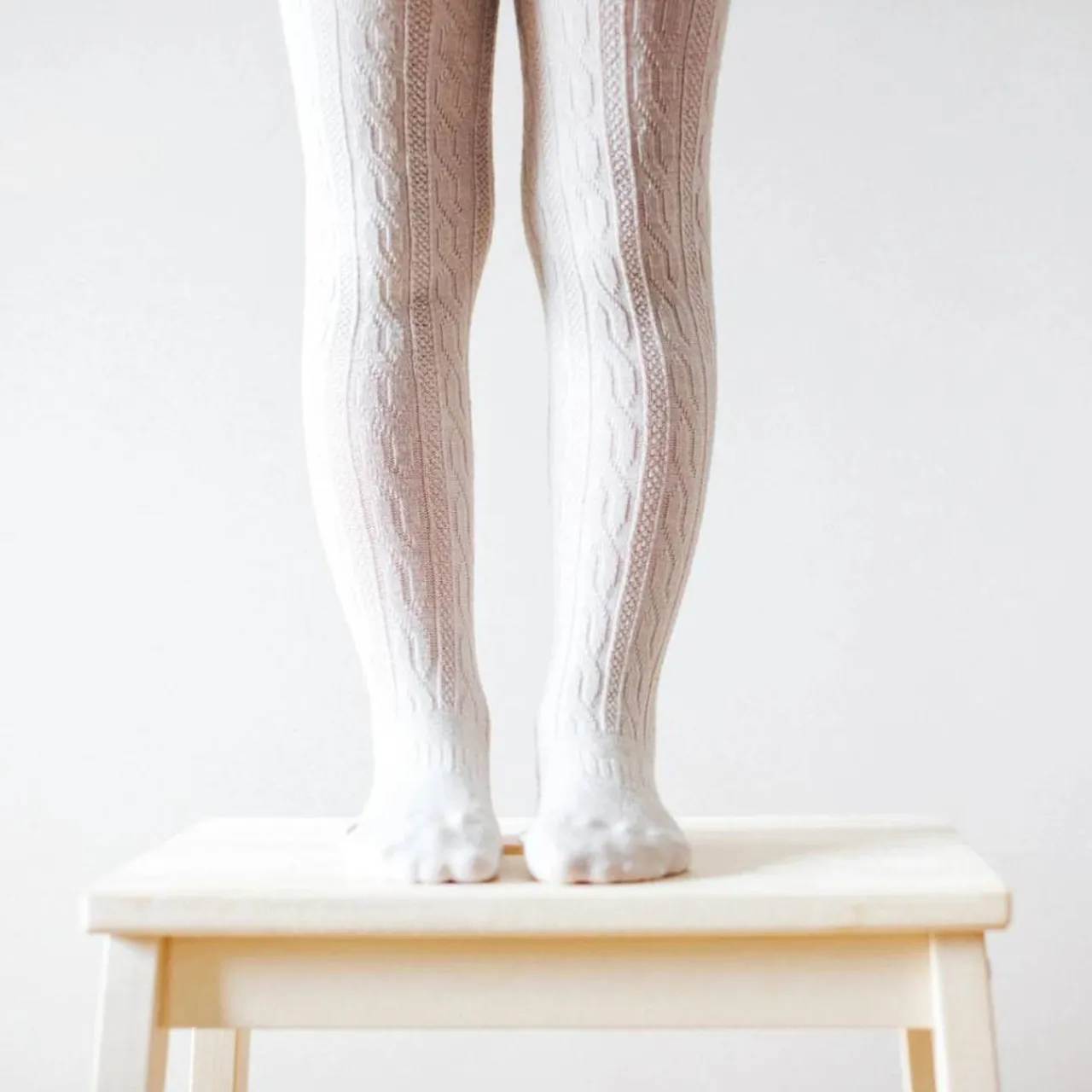 Lamington Merino Tights - Cable Clearance
