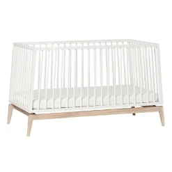 Leander Luna Cot 140 x 70cm White & Oak Discount