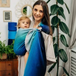 Lenny Lamb Broken Twill Ring Sling New