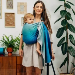 Lenny Lamb Broken Twill Ring Sling New