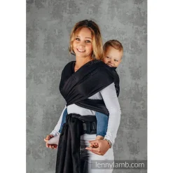 Lenny Lamb LennyHybrid Half Buckle - Herringbone Basic - Preschool Size Little Herringbone Black Ebony Best