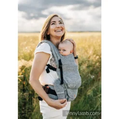 Lenny Lamb LennyLight Carrier - Linen Chevron Weave Outlet