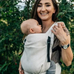 Lenny Lamb LennyLight Carrier - Linen Chevron Weave Outlet