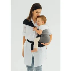 Lenny Lamb LennyTwin Carrier - Herringbone Ombre Grey Best