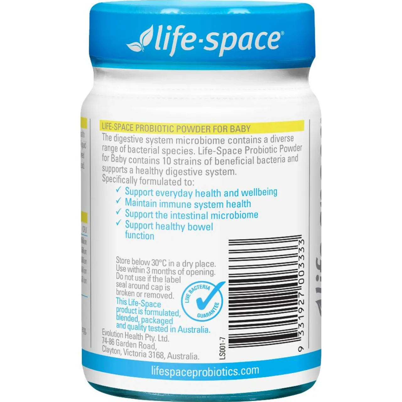 Life-Space Probiotic Powder for Baby Best