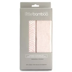 Little Bamboo Jersey Fitted Bassinet Sheet 2 Pack Outlet