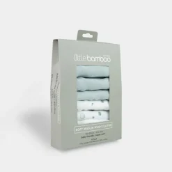 Little Bamboo Muslin Washers 6 Pack New