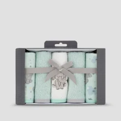 The Little Linen Company Little Linen Towelling Washers 5 Pack Outlet