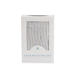 Little Unicorn - Muslin Fitted Cot Sheet - 132 x 71cm Outlet