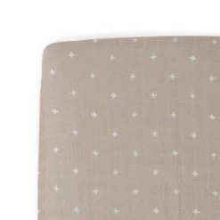 Little Unicorn - Muslin Fitted Cot Sheet - 132 x 71cm Outlet