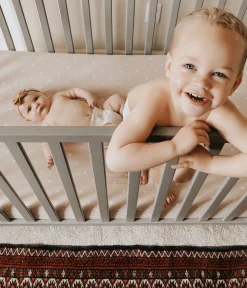 Little Unicorn - Muslin Fitted Cot Sheet - 132 x 71cm Outlet