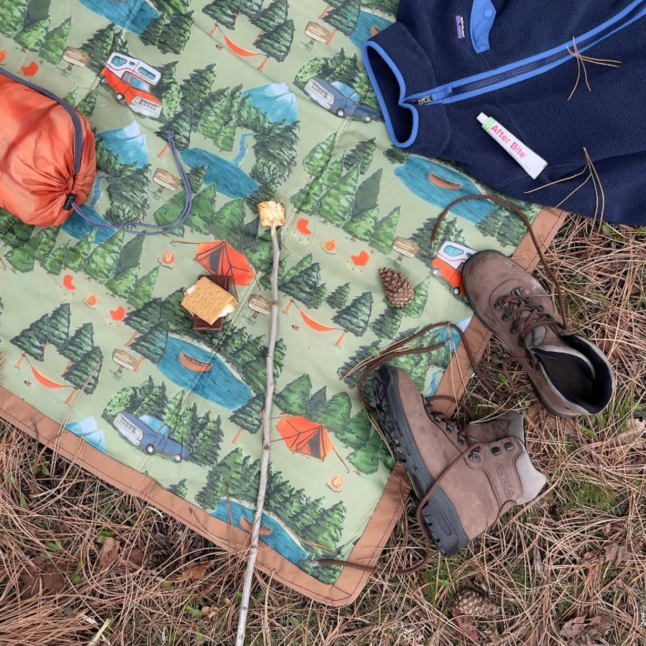 Little Unicorn - Outdoor Picnic Blanket - 5 x 5 (ft) Best