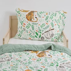 Little Unicorn Cotton Muslin Toddler Bedding Set New