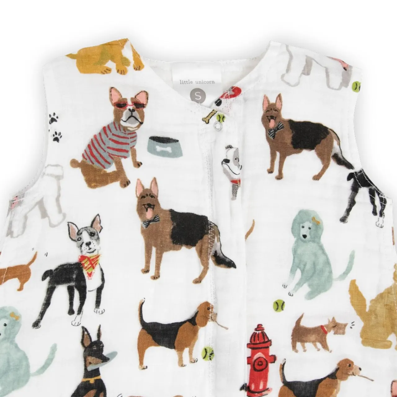 Little Unicorn Cotton Muslin Sleeping Bag - Clearance Clearance