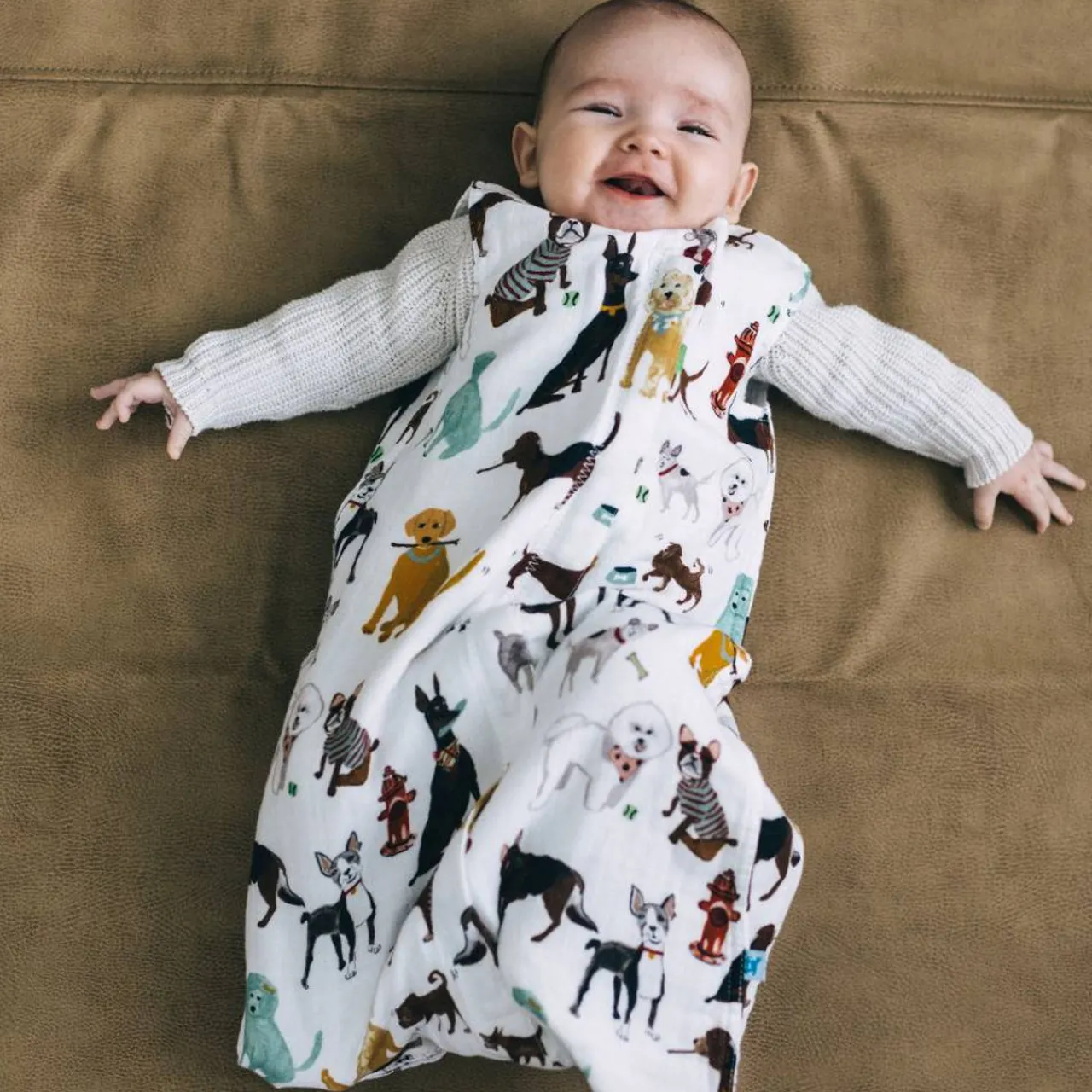 Little Unicorn Cotton Muslin Sleeping Bag - Clearance Clearance