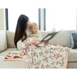 Little Unicorn Muslin Quilted Throw Blanket Outlet