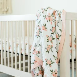 Little Unicorn Muslin Quilted Throw Blanket Outlet