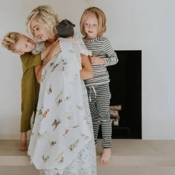 Little Unicorn Single Cotton Muslin Swaddle - Clearance Hot