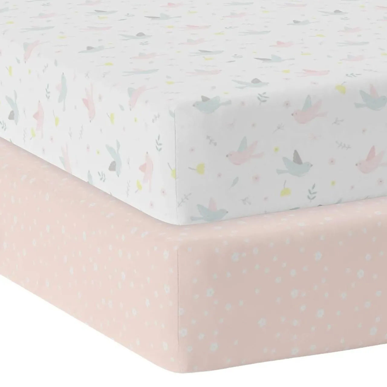 Living Textiles Jersey Fitted Sheet 2pk - Discontinued Clearance