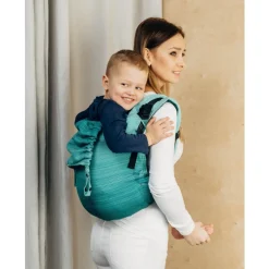 Lenny Lamb LL Preschool Onbuhimo - Herringbone Ombre Green New