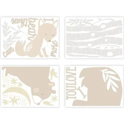 Lolli Living Removable Wall Decal Set - Bosco Bear - Clearance Clearance