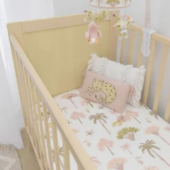 Lolli Living Sateen Fitted Cot Sheet - 135 x 75cm - Clearance Hot