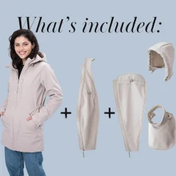 Love & Carry 4 in 1 Softshell Maternity Babywearing Jacket Online