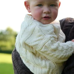 Maxted Mini Cable Pullover Ivory Discount