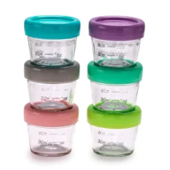 Melii Glass Food Container - 6 Pack Outlet