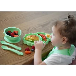 Melii Silicone 5 Piece Feeding Gift Set - Dinosaur Sale