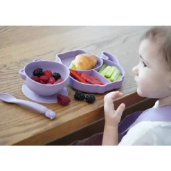Melii Silicone 5 Piece Feeding Gift Set - Cat Best