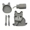 Melii Silicone 5 Piece Feeding Gift Set - Bulldog Sale