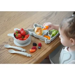 Melii Silicone 5 Piece Feeding Gift Set - Bulldog Sale