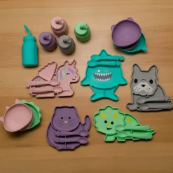 Melii Silicone 5 Piece Feeding Gift Set - Bulldog Sale