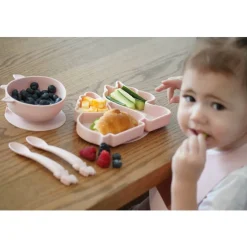 Melii Silicone 5 Piece Feeding Gift Set - Unicorn Discount