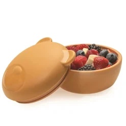 Melii Silicone Animal Bowl with Lid & Utensils Online